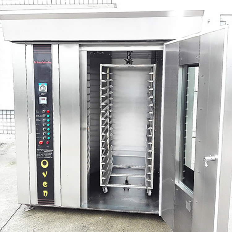 Commercial Smart Gas Oven,16/32 Hot Air Rotary Oven Stainless Steel Oven For Pizza Chicken And Duck Bread